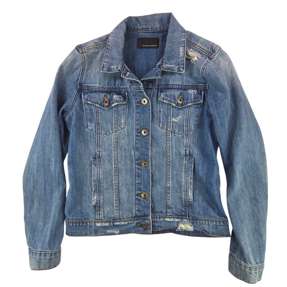 Articles of Society | Lightly Distressed Taylor Jean Jacket | Size Medium